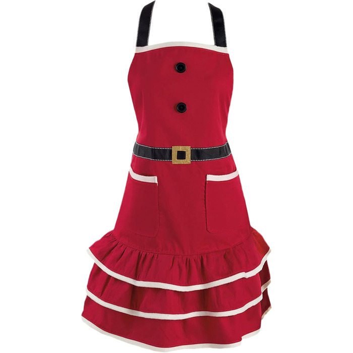 Набір кухонних рушників своїми руками, різдвяні рушники для випічки, приготування їжі та розваг, 18&quot x 28&quot, Tree Farm, 2 шт. (Mrs. Claus)