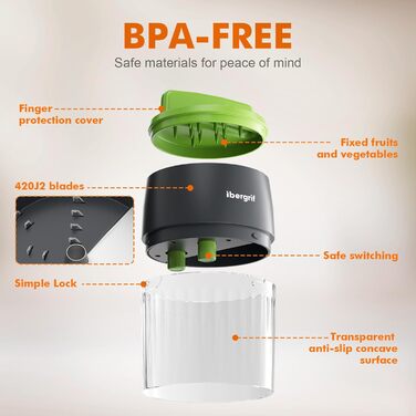 Спіральна овочерізка 4-в-1 M522 Ibergrif