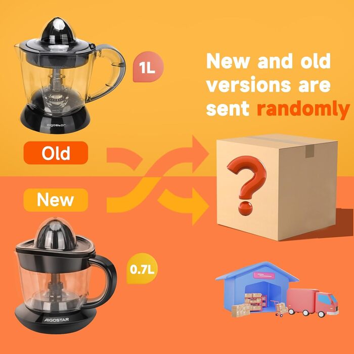 Соковижималка електрична, 40 Вт Aigostar