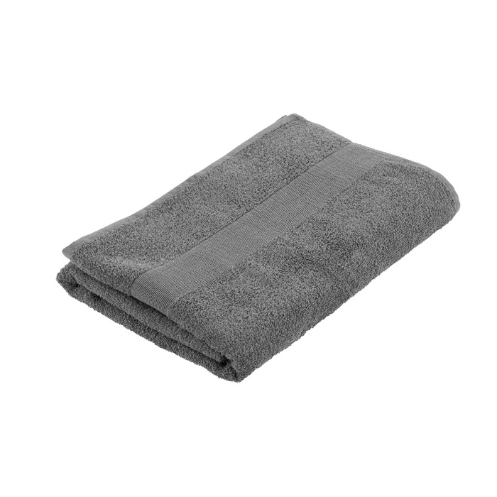 Рушник махровий Ardesto Benefit, 70х140см, 100% бавовна, сірий