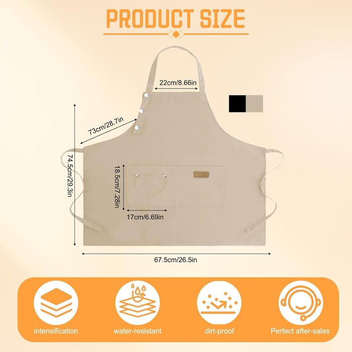Набір з 2 кухонних фартухів 67,5 х 74,5 см lafo