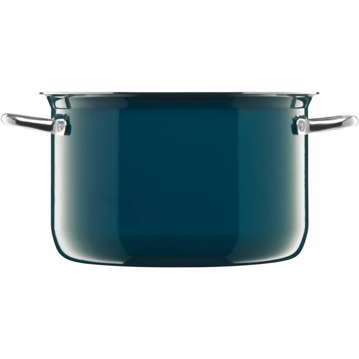 Каструля висока 24 см, зеленувато-синя Compact Silit