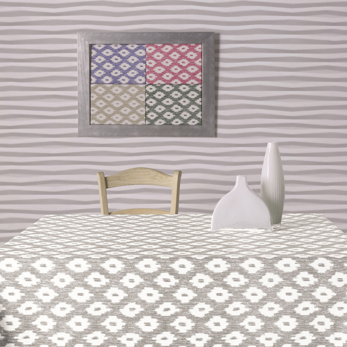 Скатертина Aitana textil Barcelo Gris, полікоттон