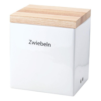 Ємність для зберігання цибулі з кришкою 18 x 15,5 см Continenta