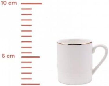 Набір чашок кавових на 6 персон, 12 предметів Elda Karaca