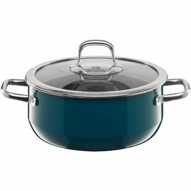 Каструля 22 см, зеленувато-синя Compact Silit