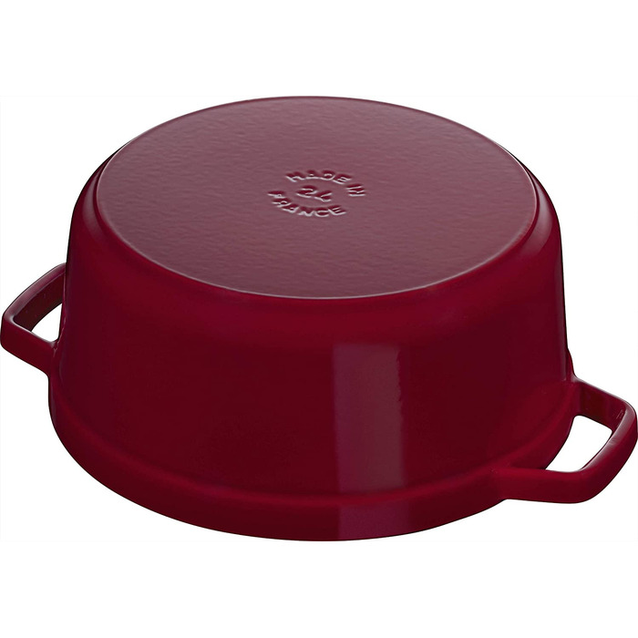 Кокот круглый 26 см, 4,7 л бордо Staub