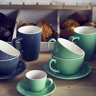 Блюдце 16 см, зеленое, Color Tea, GenWare