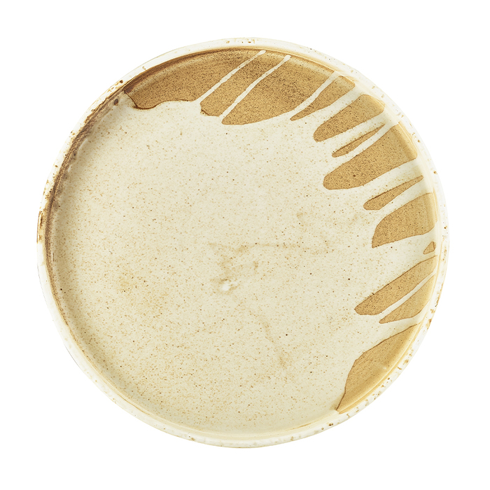 Презентаційна тарілка з бортиком 26*h 2 см, Terra Porcelain Roko Sand, GenWare