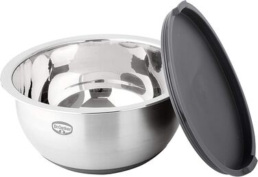 Миска с крышкой диаметром 24 см, 5 литров, нержавеющая сталь Dr. Oetker