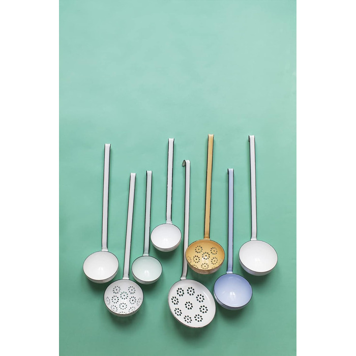 Ковш 7, CLASSIC - ЦВЕТНОЙ/ПАСТЕЛЬНЫЙ, Цвет бирюзовый, Диаметр 7 см, Высота 6.5 см, Эмаль, 0307-006