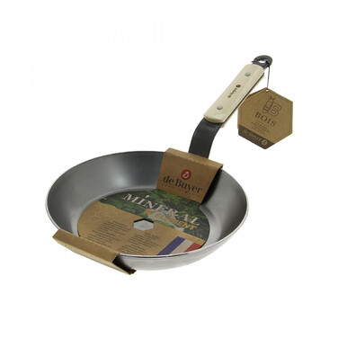 Сковорода з деревяною ручкою 24 см Mineral B Element De Buyer