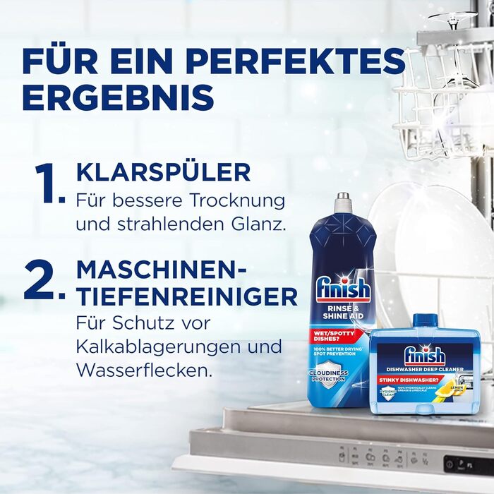 Таблетки для посудомоечной машины без фосфатов 180 таблетками Finish