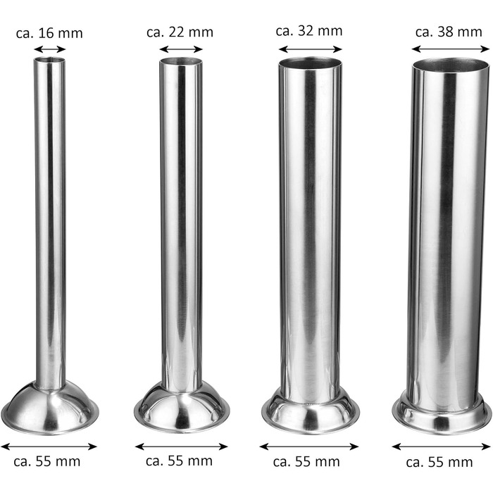 Машина для наповнення ковбас професійна 120 Вт, 5 л срібляста Zelsius