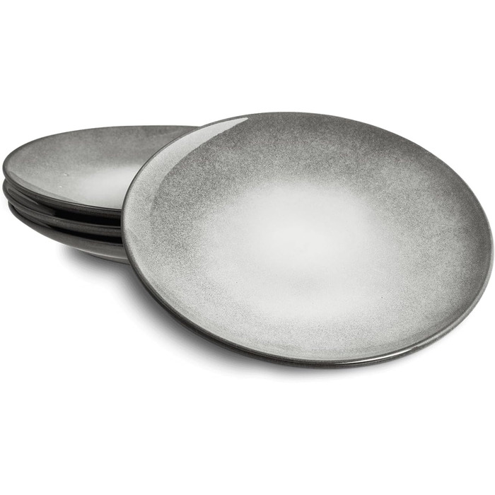 Набір посуду SPRINGLANE Misty Cliff 24 шт., Столовий сервіз з керамограніту на 4 персони (набір з 4 тарілок)