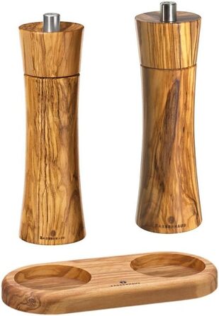 Млин для солі та перцю Zassenhaus з оливковою деревиною Mill Trivet