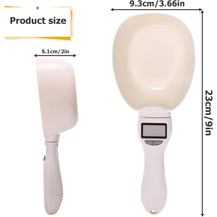 Цифровая мерная ложка 800 г Sporgo