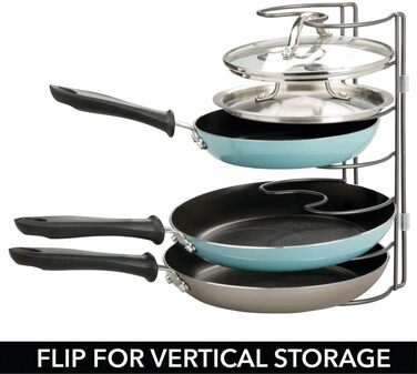 Підставка для посуду 33,5 x 16 x 13 см сіра mDesign