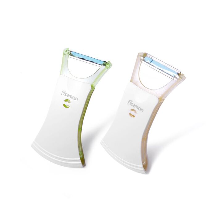 Ніж для чищення овочів Fissman 14,5 см 2 в 1 (8737)