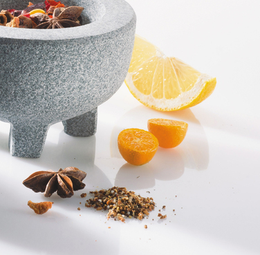 Ступка з товкачем гранітна, 10 см Crunchy Gefu