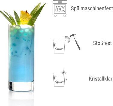 Склянки для води/соку 450 мл., набір 6 предметів, New York Bar Stölzle Lausitz