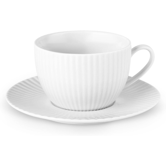 Набір чашок для чаю 200 мл на 6 осіб з блюдцем KARACA Seashell