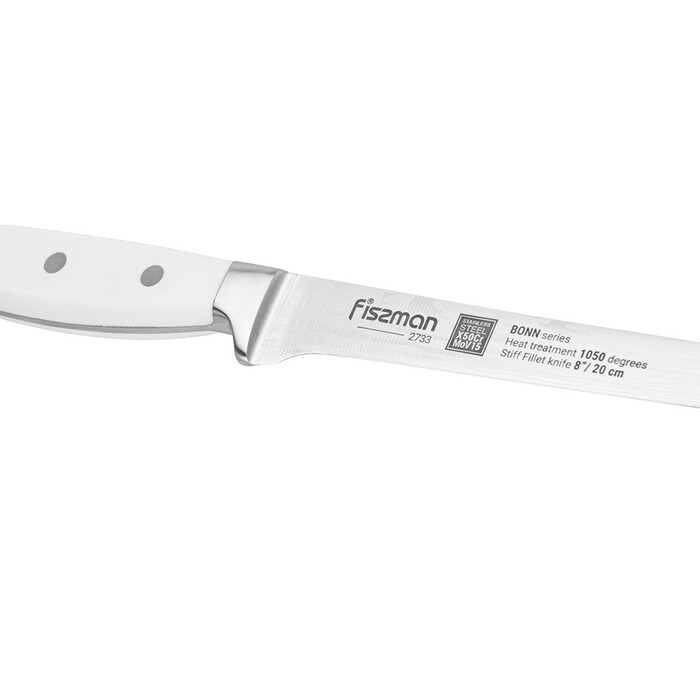 Ніж Fissman філейний BONN 20 см X50CrMoV15 сталь (2733)