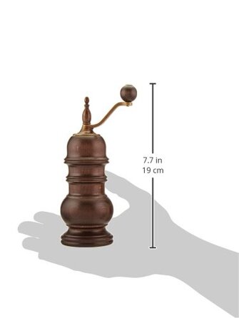 Помел регулюється від дрібного до грубого, Керамічна шліфувальна машина Zassenhaus Зроблено в Німеччині , Ідеально підходить для великих кількостей , Вже попередньо наповнений