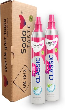 Набір із 2 змінних CO2-балонів для газування Soda TASTE