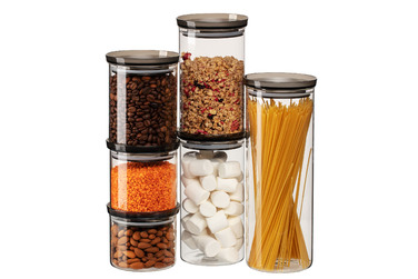 ARDESTO Storage Jar Fresh, 700мл, стекло, пластик, прозрачный