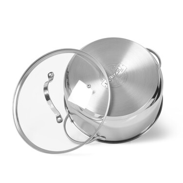 Каструля зі скляною кришкою 24 см 5,1 л LUMINOSA Fissman