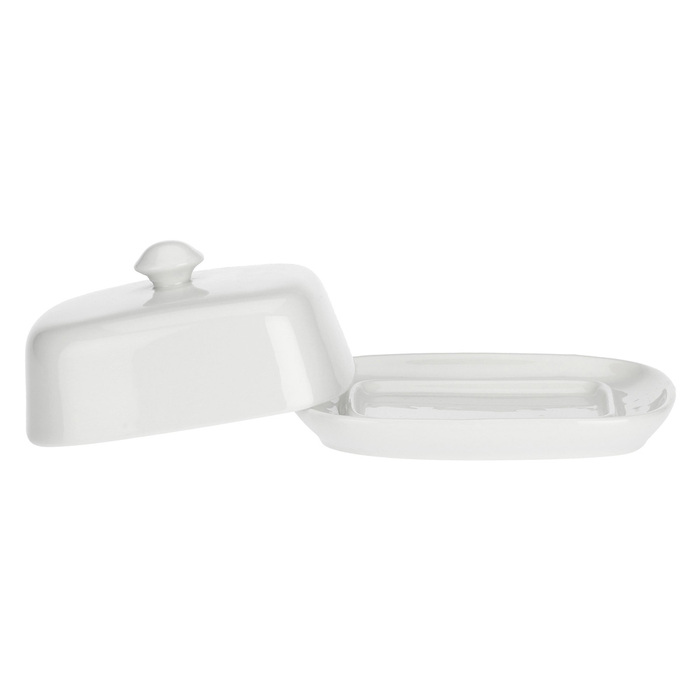 Маслянка La Porcellana Bianca TERRINE, порцеляна, діам. 18 х 14 см