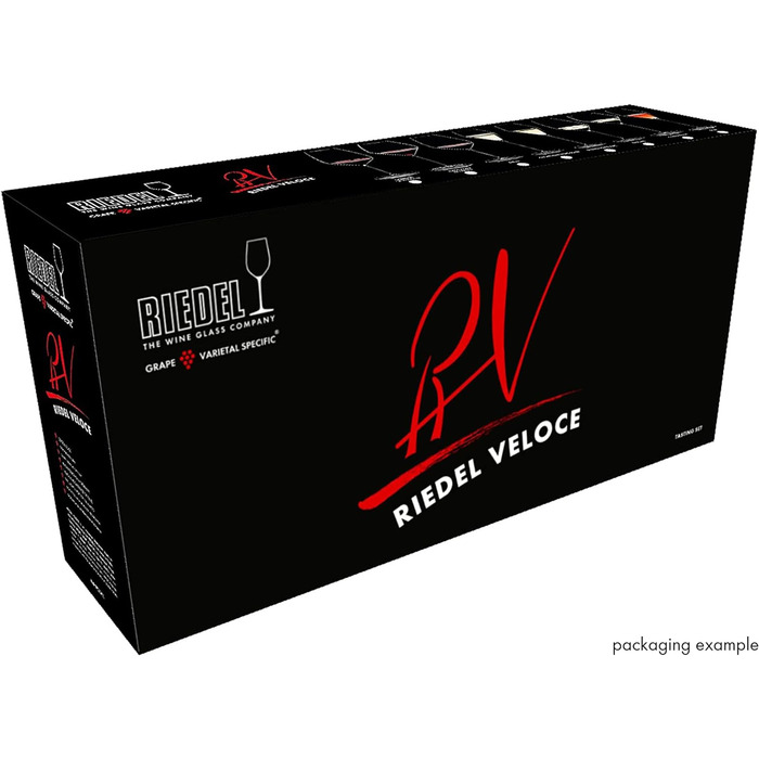 Дегустационный набор бокалов для красного и белого вина, 4 предмета, Veloce Riedel