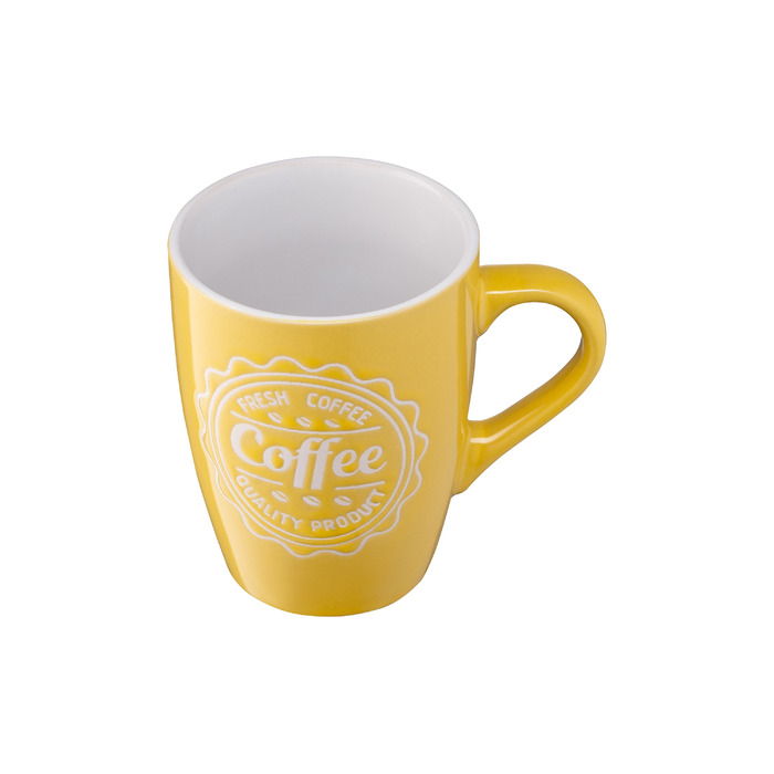ARDESTO Чашка Coffee, 330 мл, жовта, кераміка