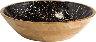 Піднос/тарілка Манго, дерево манго, внутрішнє покриття епоксидною смолою, Ø 35,5 см Ø 35,5 см, висота 2,5 см (Зоряне небо, Ø 37 см, висота 9 см), 1058