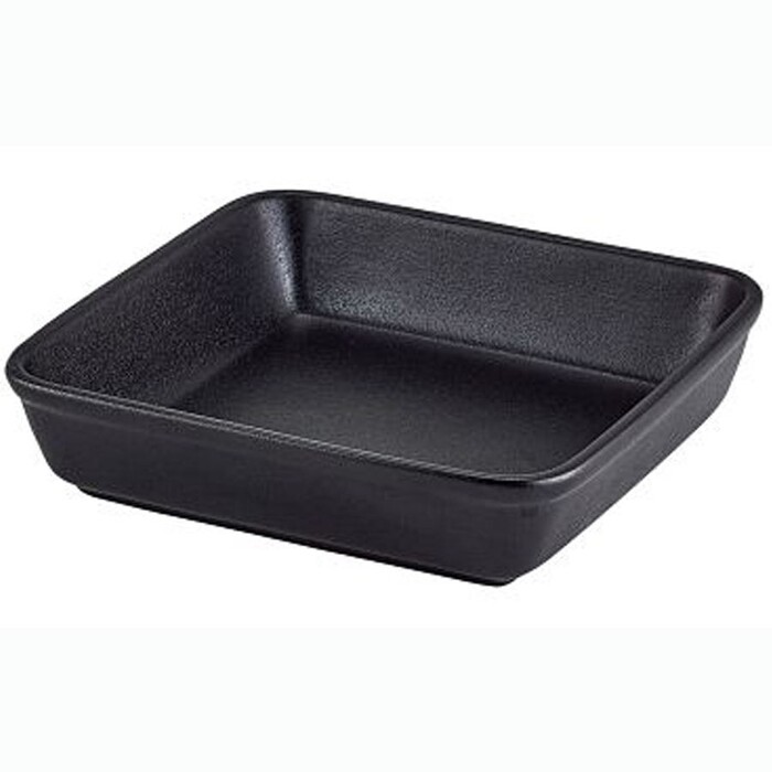 Форма квадратна 25,4 х6, 5см, 2400 мл, ефект чавуну, GenWare