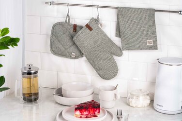 Рукавичка Ardesto Oliver, 18х30см, 100% бавовна, нап-ч: ватин, зелений