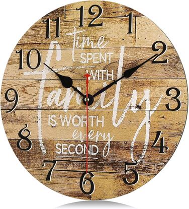 Безшумний настінний годинник 30 см Lafocuse