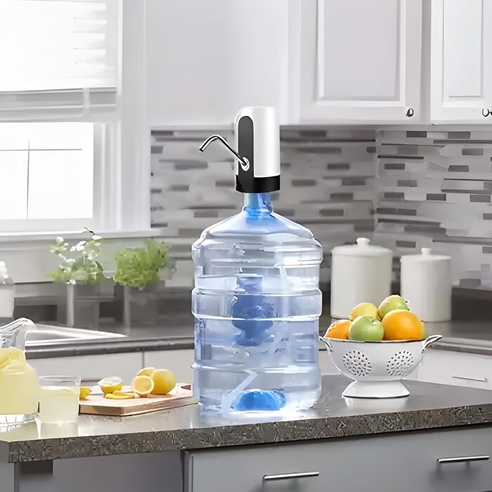 Насос для бутылок с водой 5 Вт черно-белый Retoo