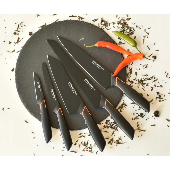 Набір ножів Fiskars Edge з підставкою, 5 шт (1003099)