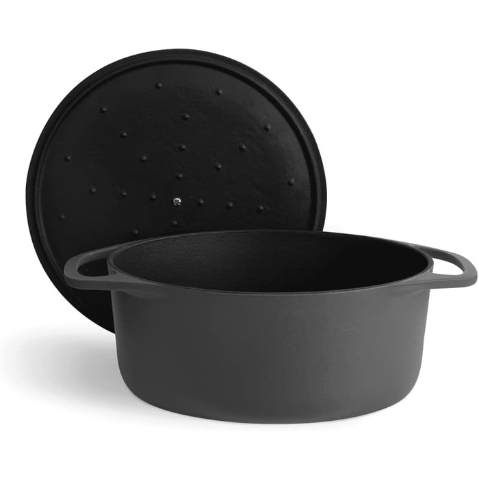 Кокотниця з кришкою 28 см, сірий Springlane Kitchen