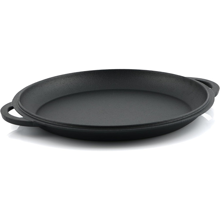 Барбекю-Торо Чавунний казанський з кришкою I Традиційний чавунний горщик I Казанський з приплюснутим дном I Гриль Wok Black (12,1 літра з Utschak)