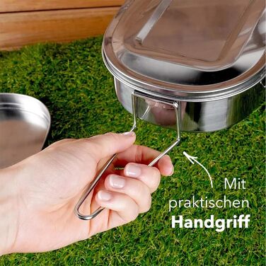 Ланч-бокс 1,2 л металлический с двойной крышкой Tool & Tree