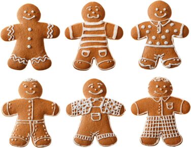 Різдвяні формочки для печива, набір формочок для печива гном Санта Клаус, формочка для печива з нержавіючої сталі у формі лося, формочка для печива з 4 головами лося, подарункові формочки для печива для випікання помадних тортів (барвиста тема A5)