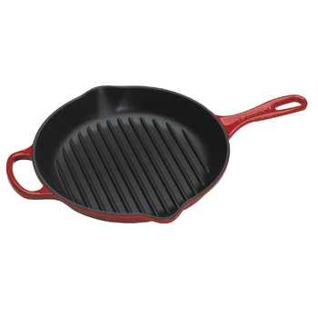 Сковорода гриль кругла 26 см, вишневий Le Creuset