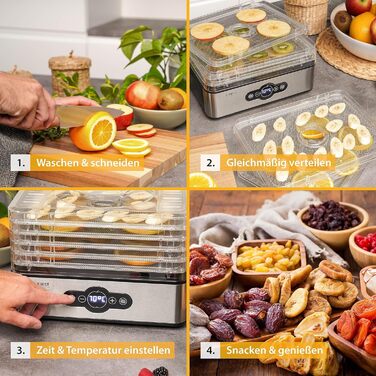 Дегідратор на 5 полиць, 240 Вт TZS First Austria