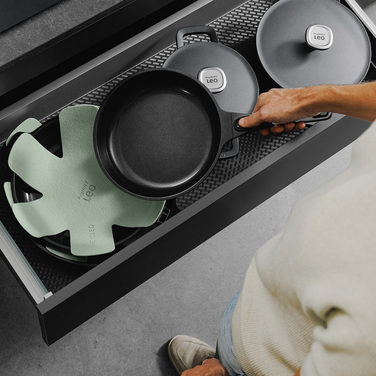 Сковорода-гриль с антипригарным покрытием BergHOFF LEO PHANTOM, 26 х 26 см, 2,1 л