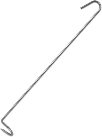 Набір гачків для коптильні з нержавіючої сталі 10 шт 24 см A&N