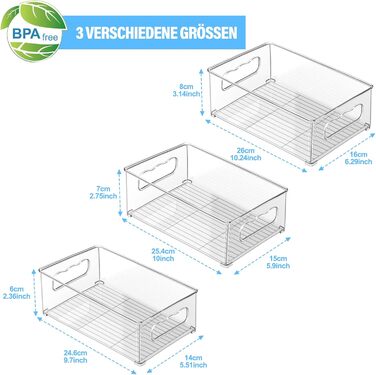 Набір ємностей для зберігання, 9 предмети changshengda