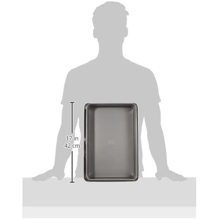 Прямокутна пружинна форма Dr. Oetker 38 x 25 см двоколірна, квадратна форма для торта з двоколірним антипригарним покриттям, високоякісна форма для випічки з відмінною теплопровідністю (колір червоний/сірий), кількість